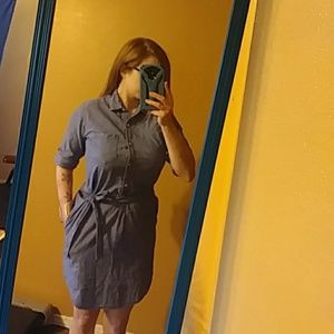 Gap cotton shirt dress
